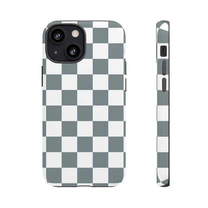 Stylish Checkerboard Phone Case, Durable Phone Cover, Unique Gift, iPhone 17 Pro, 17, 17 Air, 16, 15, 14, 13, 12, 11, X, XR, XS MAX