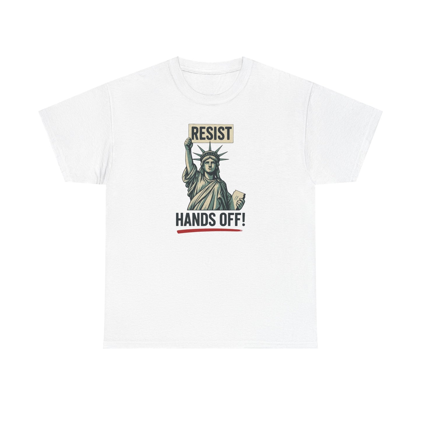 Statue of Liberty Resist Hands Off Tee | Political Protest Shirt | Resist Hands Off Shirt | Womens Rights Protest Shirt
