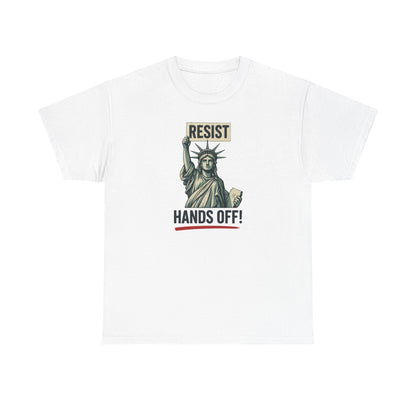 Statue of Liberty Resist Hands Off Tee | Political Protest Shirt | Resist Hands Off Shirt | Womens Rights Protest Shirt