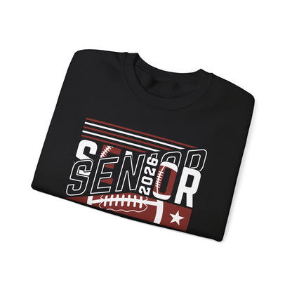 Senior 2026 Football Crewneck Sweatshirt | High School Senior Shirt | Gift For Senior | Gift For Friend