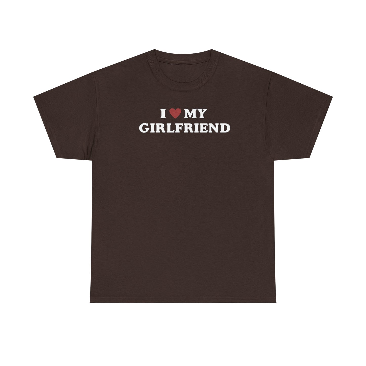 I Love My Girlfriend T-Shirt, I Heart My Girlfriend Shirt, Valentine's Day Tee Shirt, Valentine Gift, Boyfriend Shirt For Him, Her, Unisex