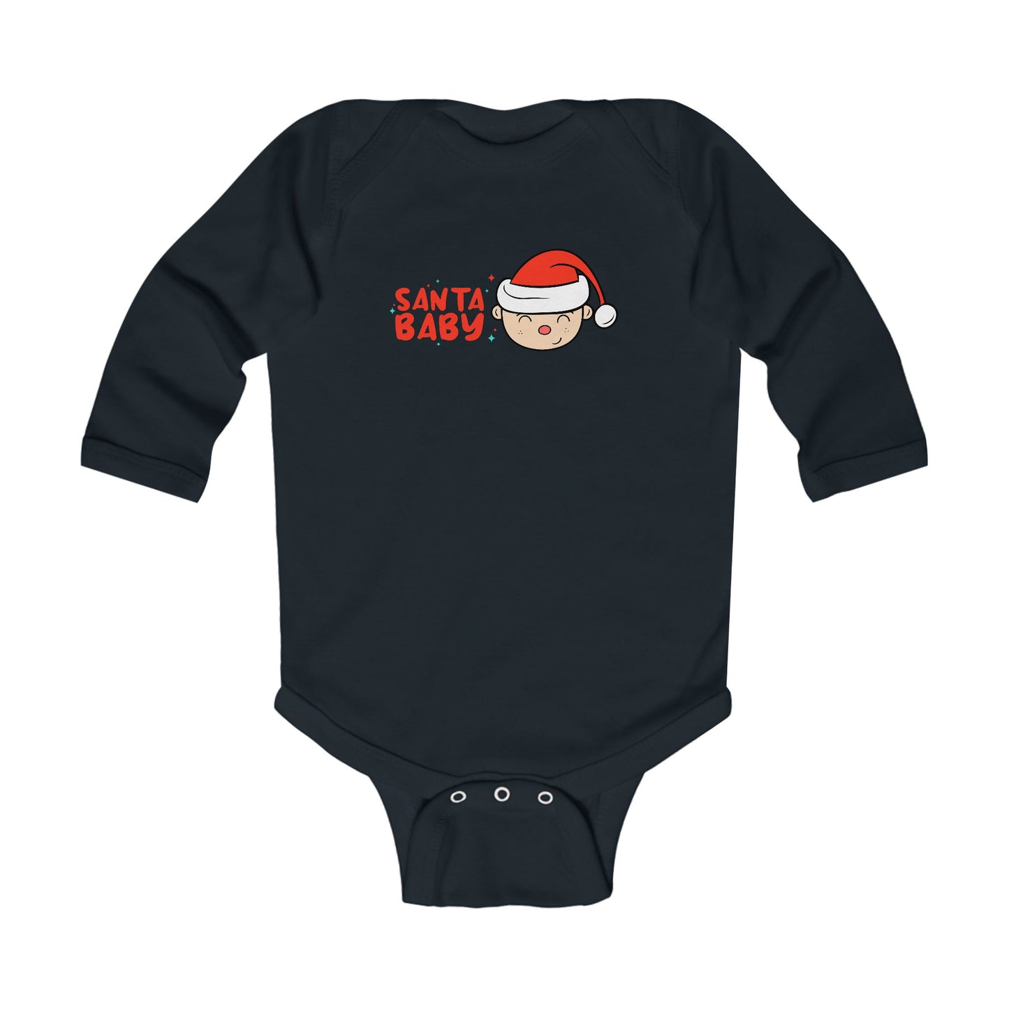Santa Baby Infant Bodysuit | Baby Christmas Onesie | Baby Long sleeve suit | Baby Suit