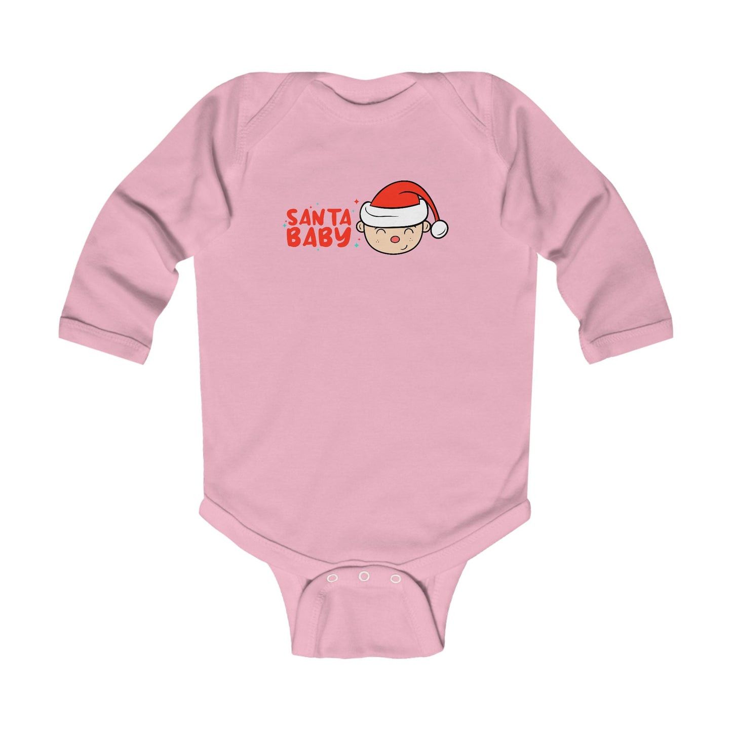 Santa Baby Infant Bodysuit | Baby Christmas Onesie | Baby Long sleeve suit | Baby Suit