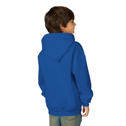 Whimsical Youth Hoodie with Playful Design, Cute Sweatshirt for Kids, Fun Gift for Birthdays, Cozy Winter Wear, Cartoon Style