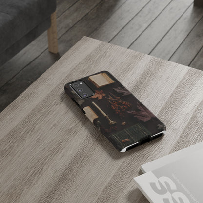 Floral Nature Phone Case, Tough Phone Case for Fall Decor, Phone Case for iPhone and Samsung, Stylish Protective Cover for iPhone