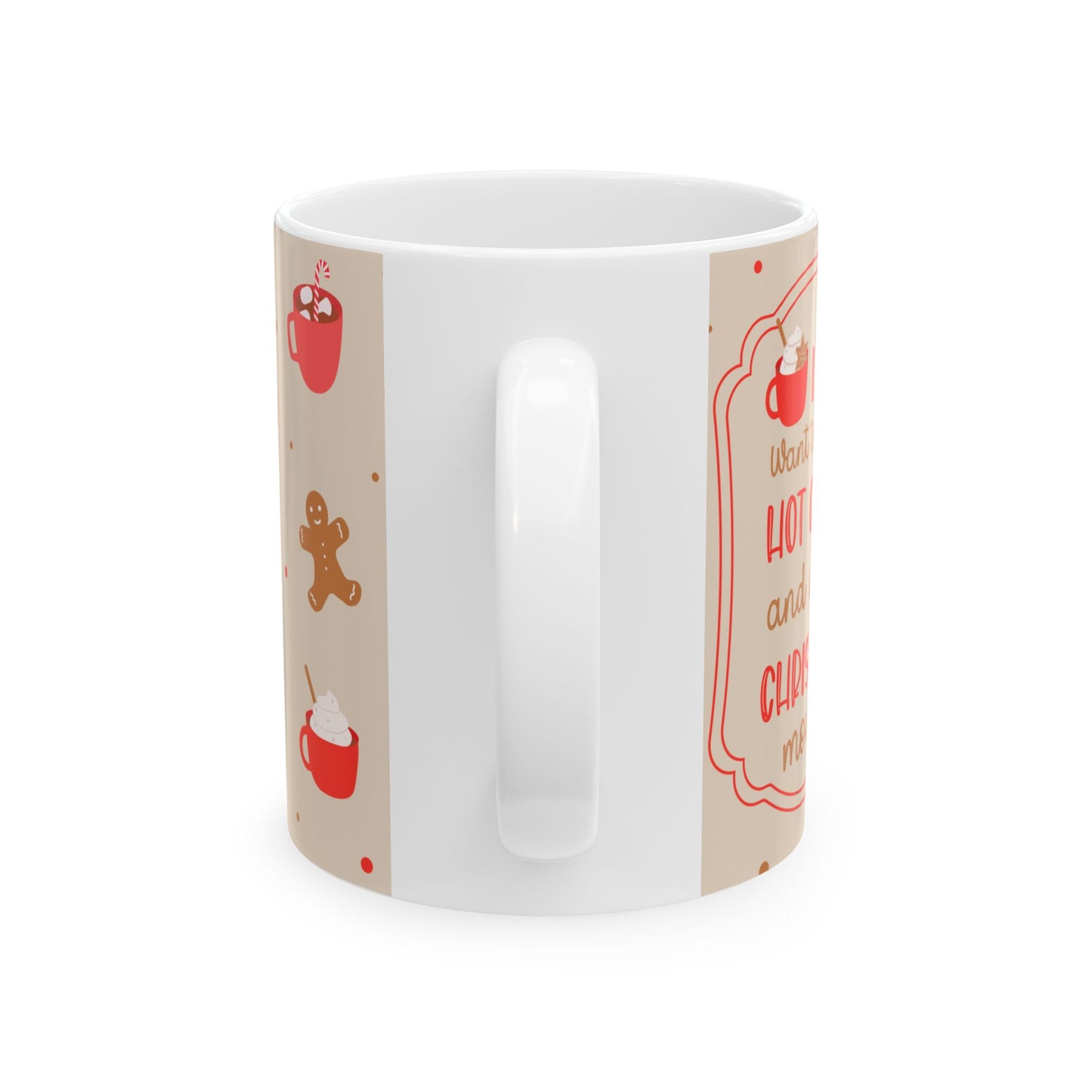 Cozy Hot Cocoa Mug, Perfect for Winter Warmth, Holiday Gifts, Coffee Lovers, Christmas Decor, and Seasonal Sips, Christmas Day Gift