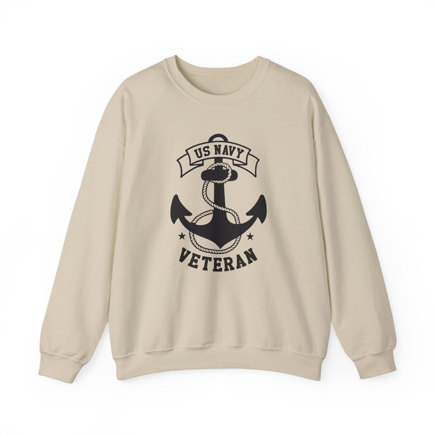 US Navy Veteran Crewneck Sweatshirt, Proud Navy Sweatshirt, Military Pride Apparel, Veteran Gift, Cozy Sweatshirt for Navy Heroes