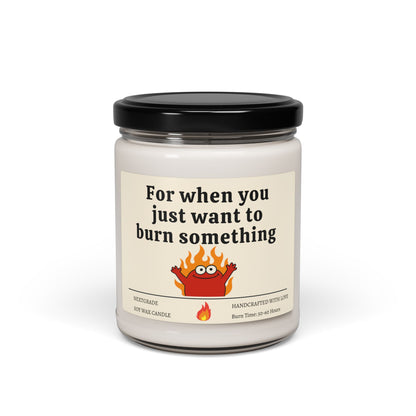 For when you just want to burn something funny pyro gift gag gifts boss gifts best friend gifts soy candles handmade candles