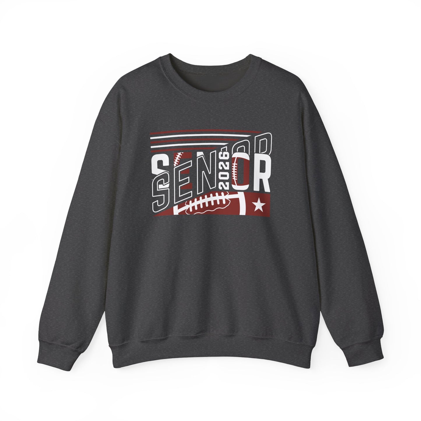 Senior 2026 Football Crewneck Sweatshirt | High School Senior Shirt | Gift For Senior | Gift For Friend