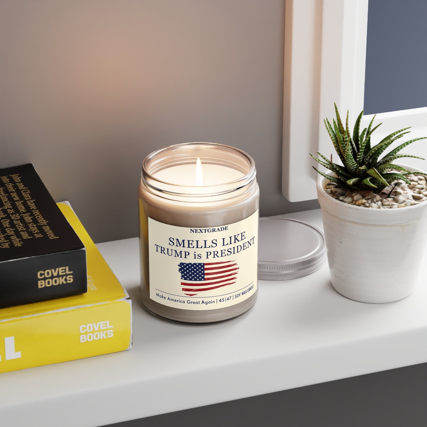 President Trump 2024 Gifts, Smells Like Trump Is President, President Trump Candle, Trump Christmas Gifts, Smells Like Candle, Trump Merch