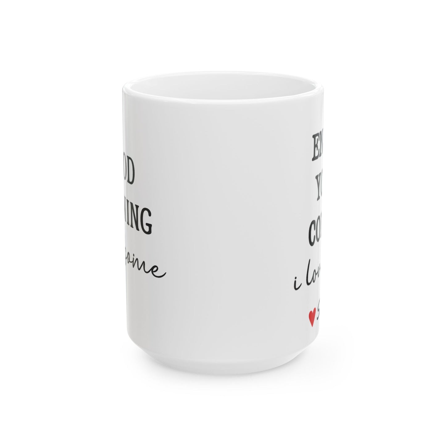 Enjoy Your Coffee Handsome Good Morning Mug, Boyfriend Valentines Day Gift For Him Funny Husband Gift Personalized  Mug Gift