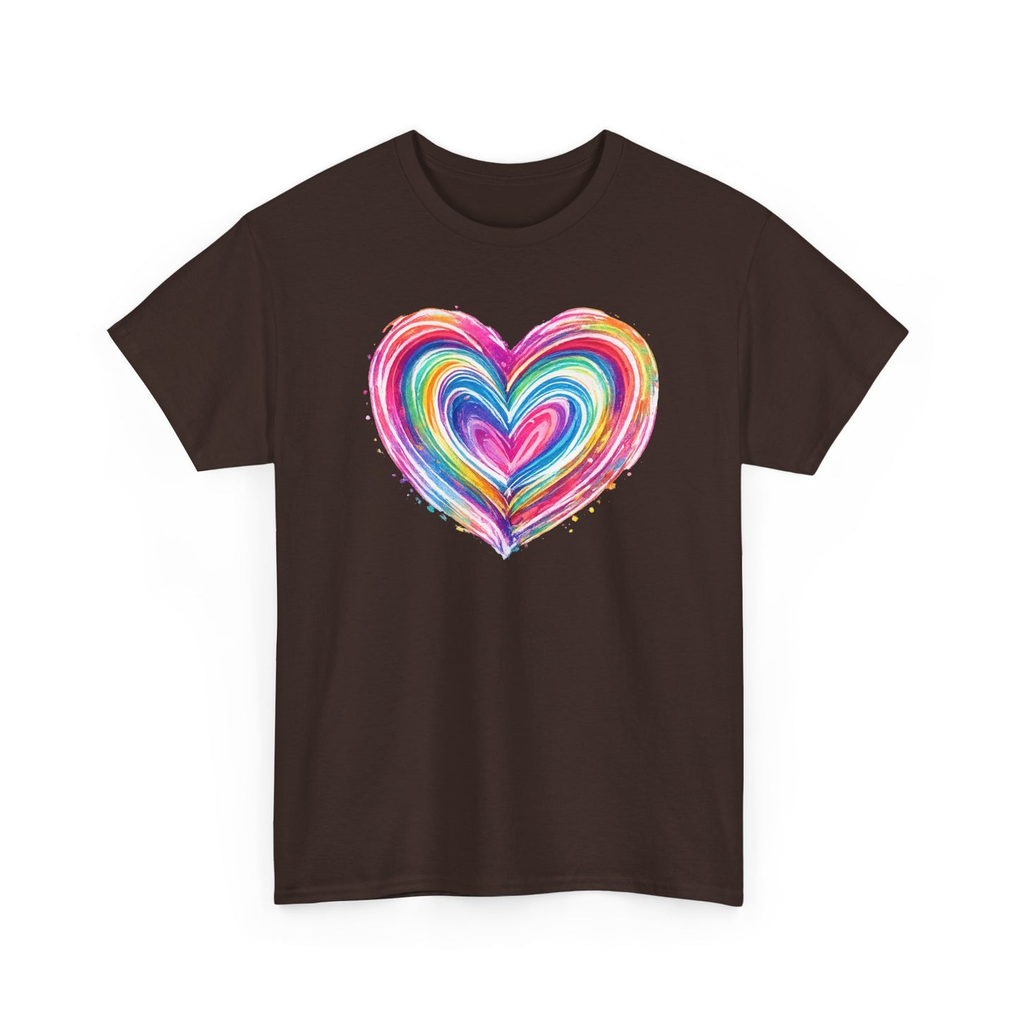 Comfort Colors Cute Heart Shirt, Brushstroke Heart Shirt, Anniversary Gift, Womens Love Shirt, Valentines Day Shirt, Coquette Valentine Tee
