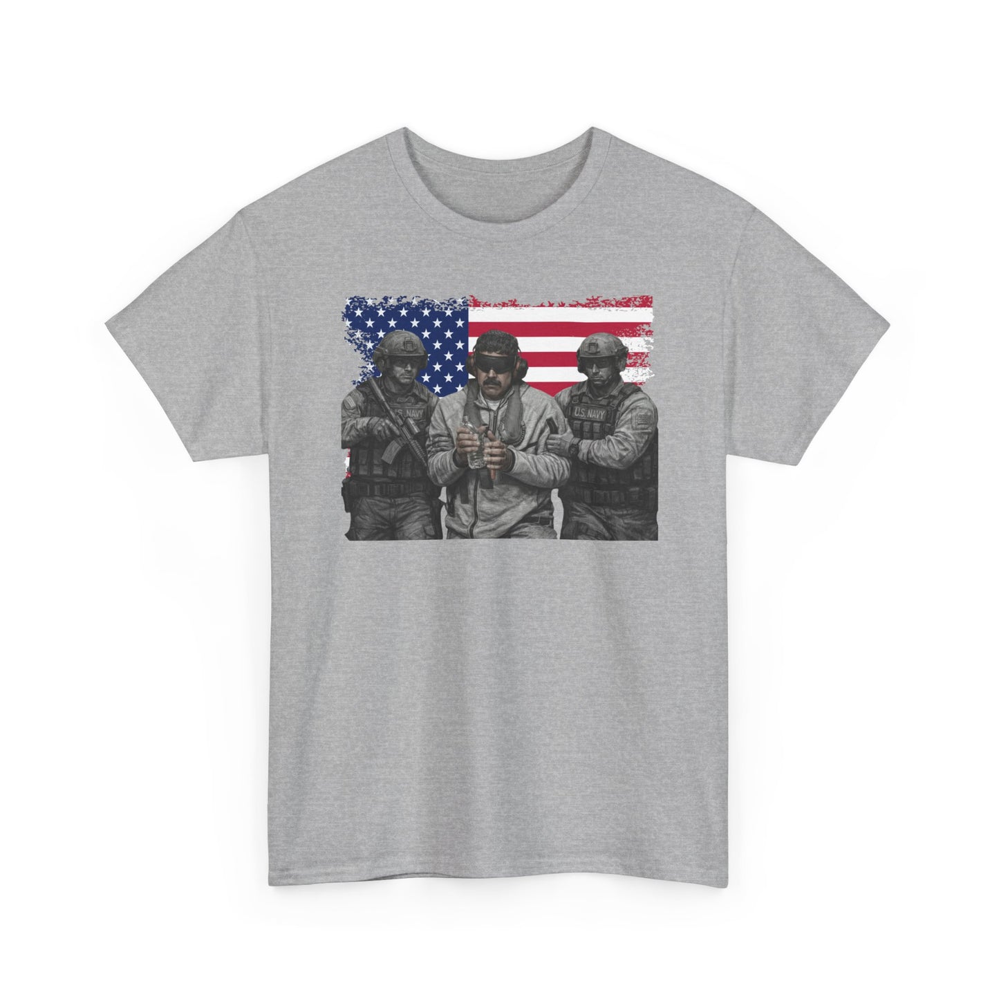 American Flag Soldiers T-Shirt | Patriotic Military Graphic Tee | Veteran Pride Shirt, USA Freedom Apparel Gift