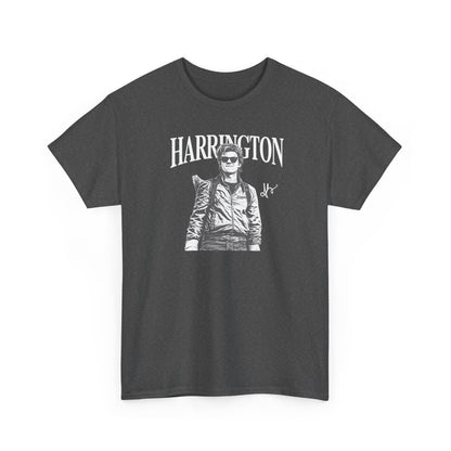 Harrington Graphic Tee Shirt | Vintage Pilot Photo T-Shirt | Retro Biker Aesthetic Top, Unisex Streetwear Gift