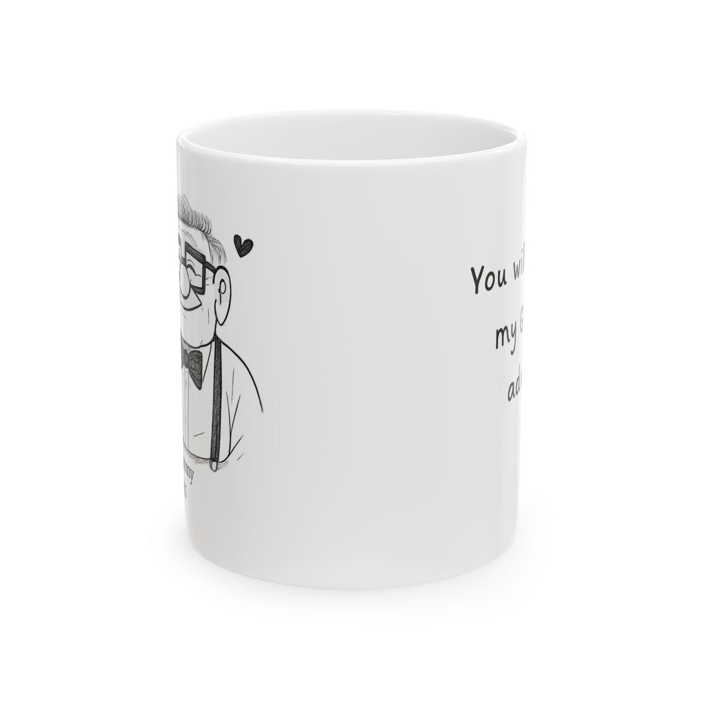 Personalized You're My Greatest Adventure Mug, Line Drawing Couple Coffee Cup, Anniversary Gift for Husband Wife, Engagement Valentine Gift