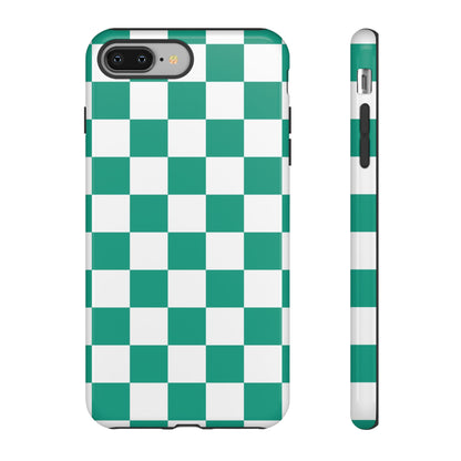 Checkered iPhone Case, Stylish Phone Cover,  Mobile Case For iPhone 17 Pro, 17, 16, 15, 14, 13, 12, 11, X, XR,XS MAX, Chic Gift for Her