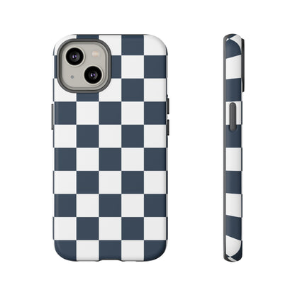 Checkered Pattern iPhone Case, iPhone Cover, Modern iPhone Accessory, Gift for Him, Trendy Mobile Protection