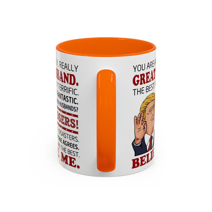 Funny Great Husband Mug | Ceramic Coffee Cup Design | Humorous Gift for Husband, Anniversary, Birthday, Valentines Day