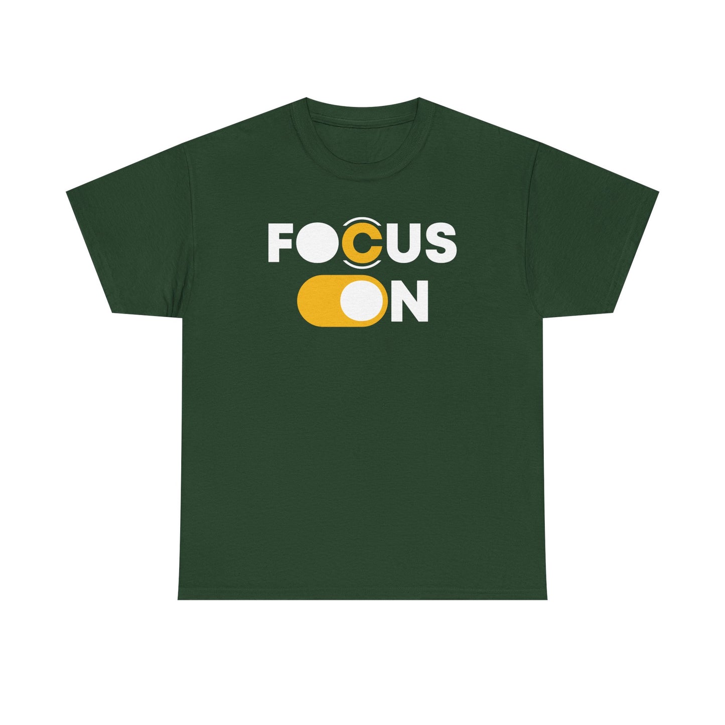 Focus On T-Shirt | Motivational Graphic Tee | Minimalist Positive Quote T-Shirt | Inspirational Gift for Men & Women