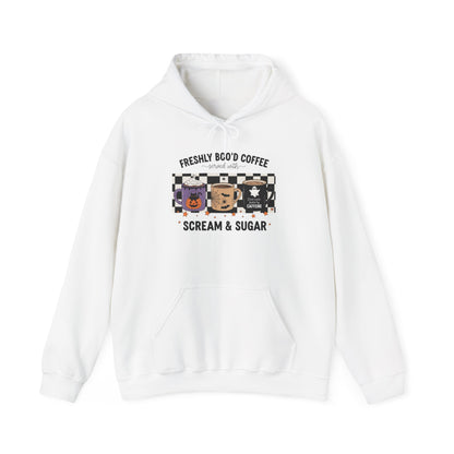 Cute Coffee Lover Sweatshirt Hoodie , Cozy Café Apparel, Gift for Barista, Halloween Day Gift, Gift for coffee lover, Winter Apparel