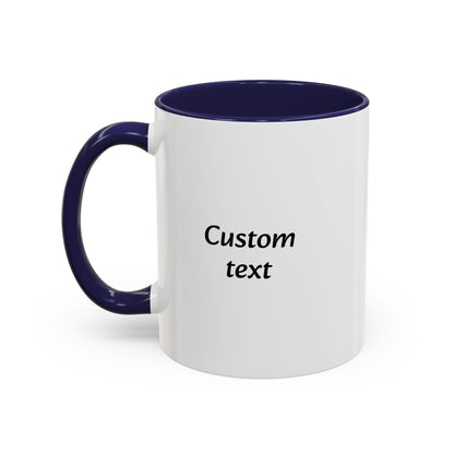 Personalized Floral Accent Mug, My Favorite People Call Me Coffee Cup, Perfect Gift for Friends, Family, Birthdays, Home Décor