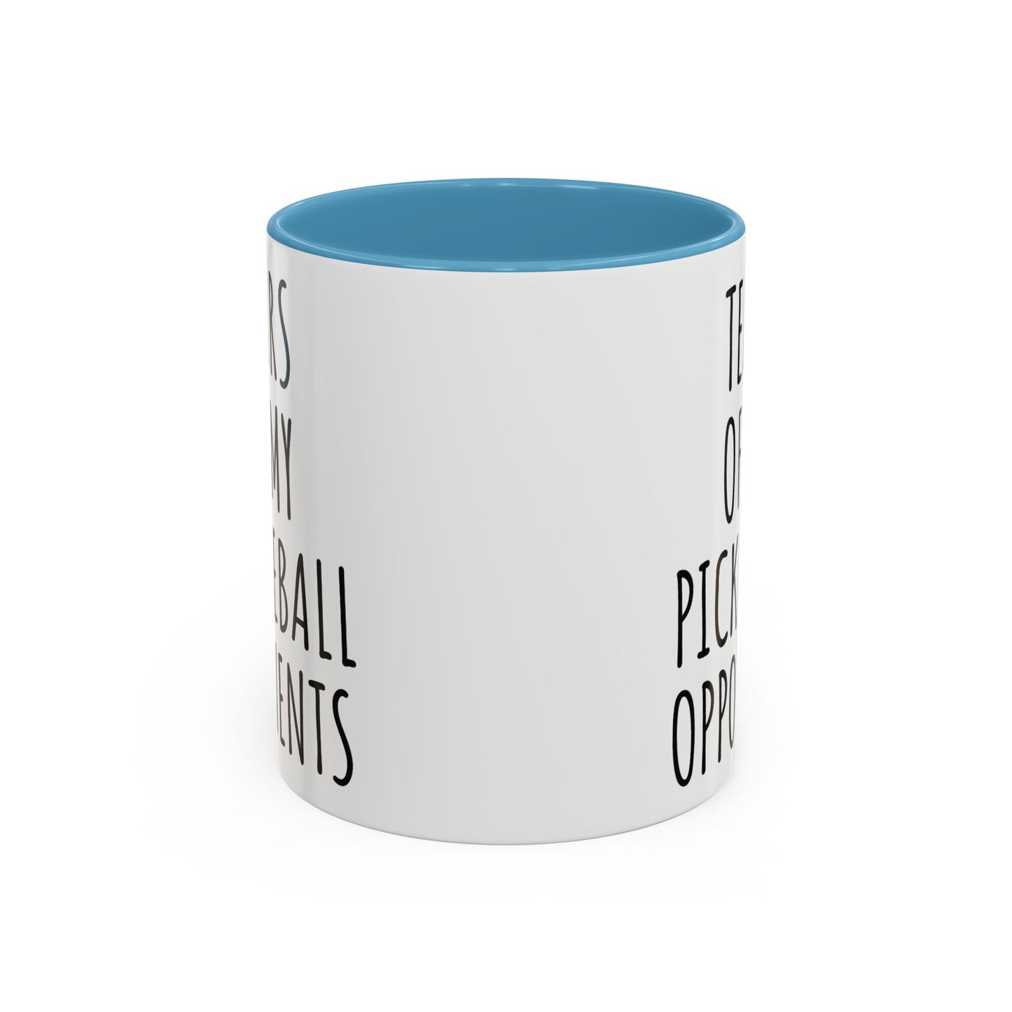 Tears of My Pickleball Opponents Mug, Funny Pickleball Gift for Players, Grandma & Grandpa | 11oz 15oz Ceramic Accent Coffee Cup