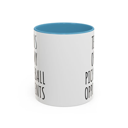 Tears of My Pickleball Opponents Mug, Funny Pickleball Gift for Players, Grandma & Grandpa | 11oz 15oz Ceramic Accent Coffee Cup