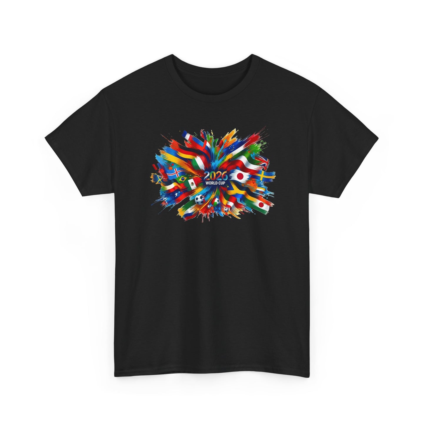 2026 International Football Tee. World Flags T-Shirt, Colorful Countries Art Tee, North America Tour Souvenir Shirt | Global Unity Fan Gift