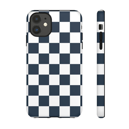 Checkered Pattern iPhone Case, iPhone Cover, Modern iPhone Accessory, Gift for Him, Trendy Mobile Protection