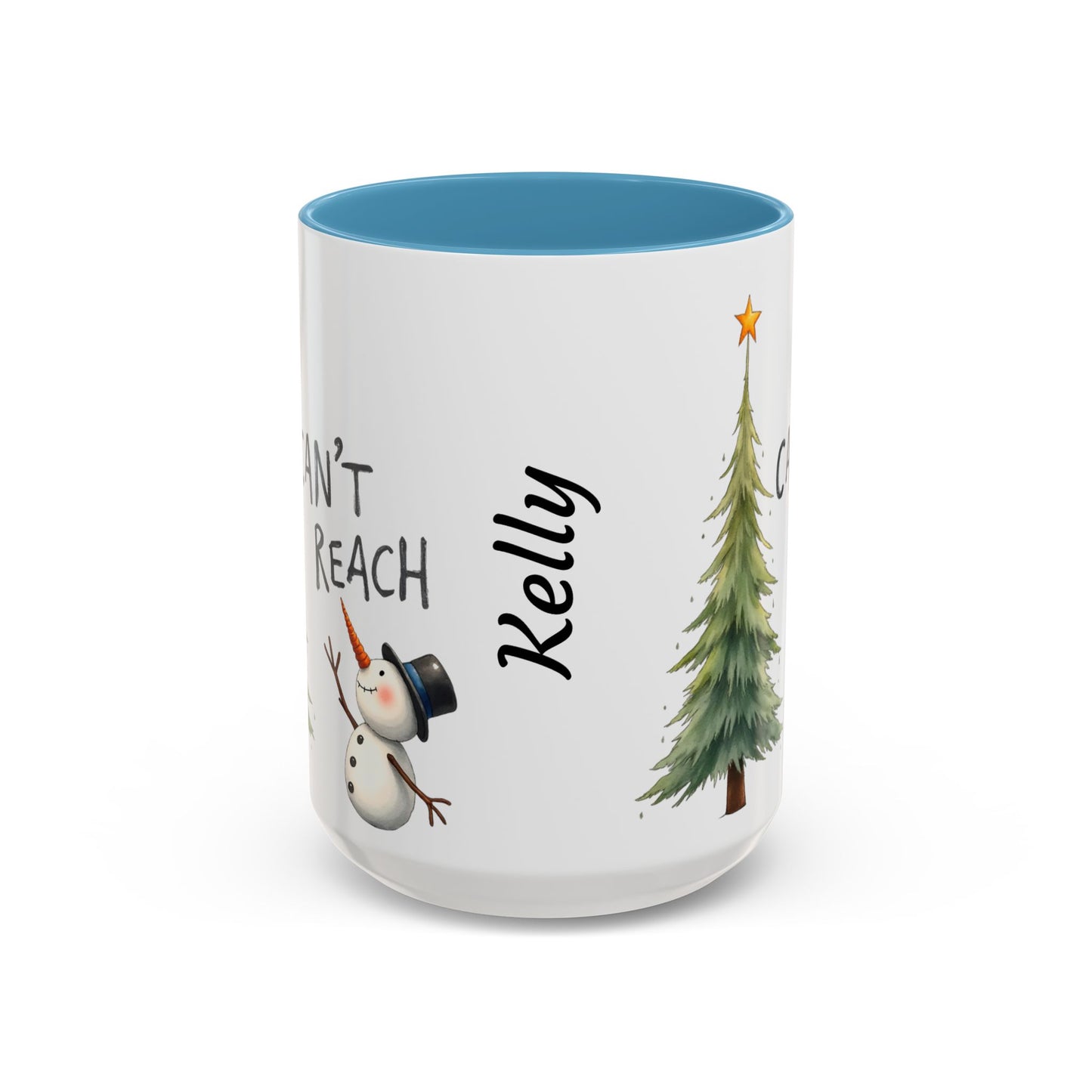 Personalized Holiday Coffee Mug, Cute Snowman Design, Winter Drinkware, Festive Gift, Custom Name Mug, Christmas Day Gift