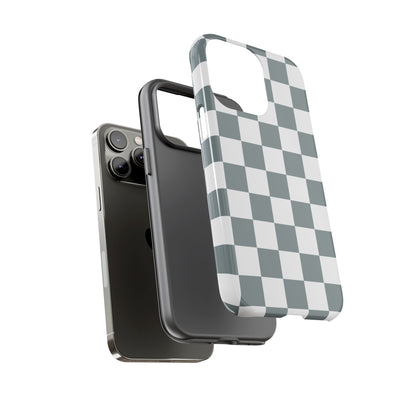 Stylish Checkerboard Phone Case, Durable Phone Cover, Unique Gift, iPhone 17 Pro, 17, 17 Air, 16, 15, 14, 13, 12, 11, X, XR, XS MAX