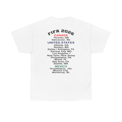 World Cup 2026 T-Shirt, Soccer Crest Tee, USA Canada Mexico Host Cities Shirt, Football Fan Apparel, Match Day Outfit, Tournament Gift