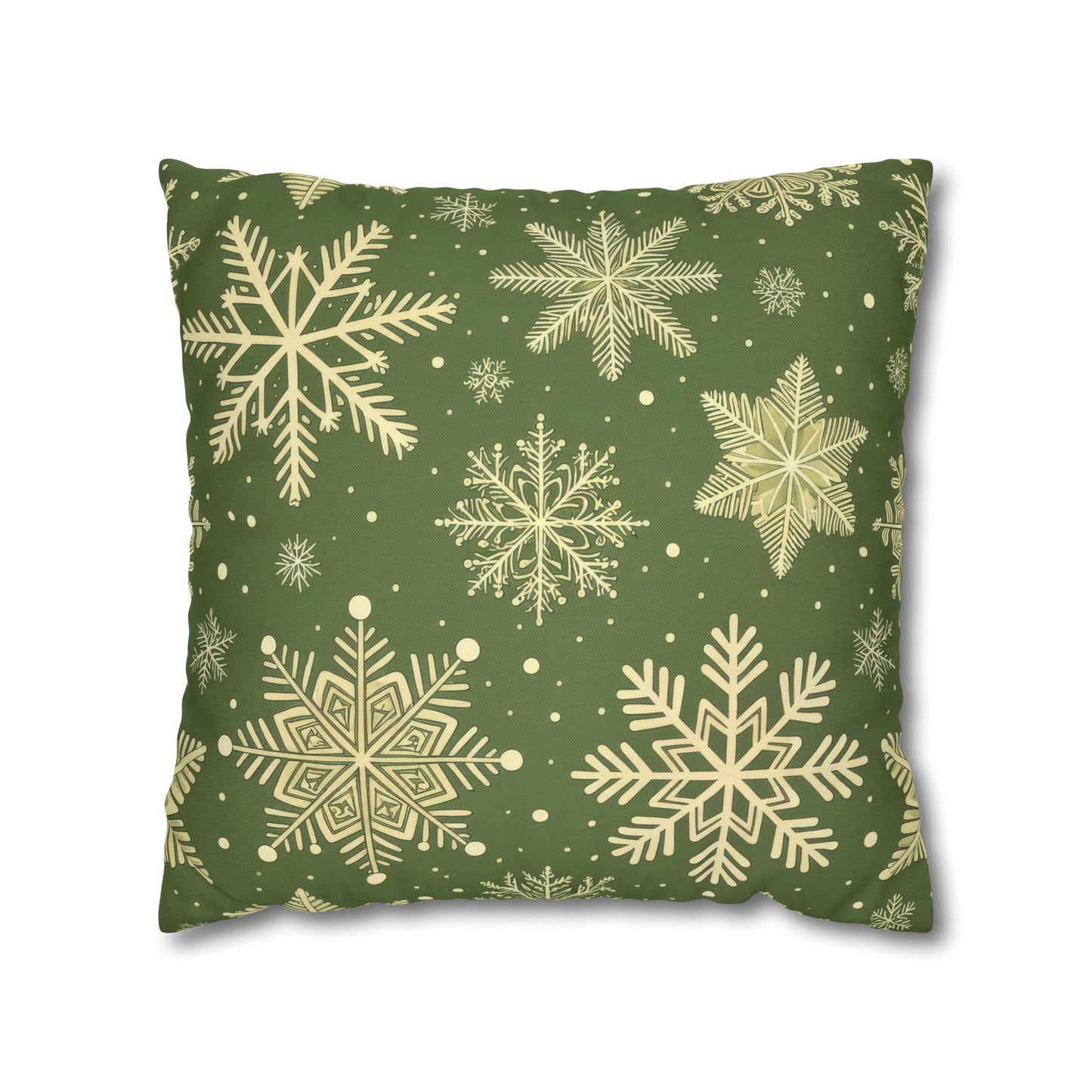 Festive Snowflake Pillowcase, Christmas Decor, Christmas Pillowcase, Cozy Home Accent, Winter Pillow Cover, Seasonal Decoration