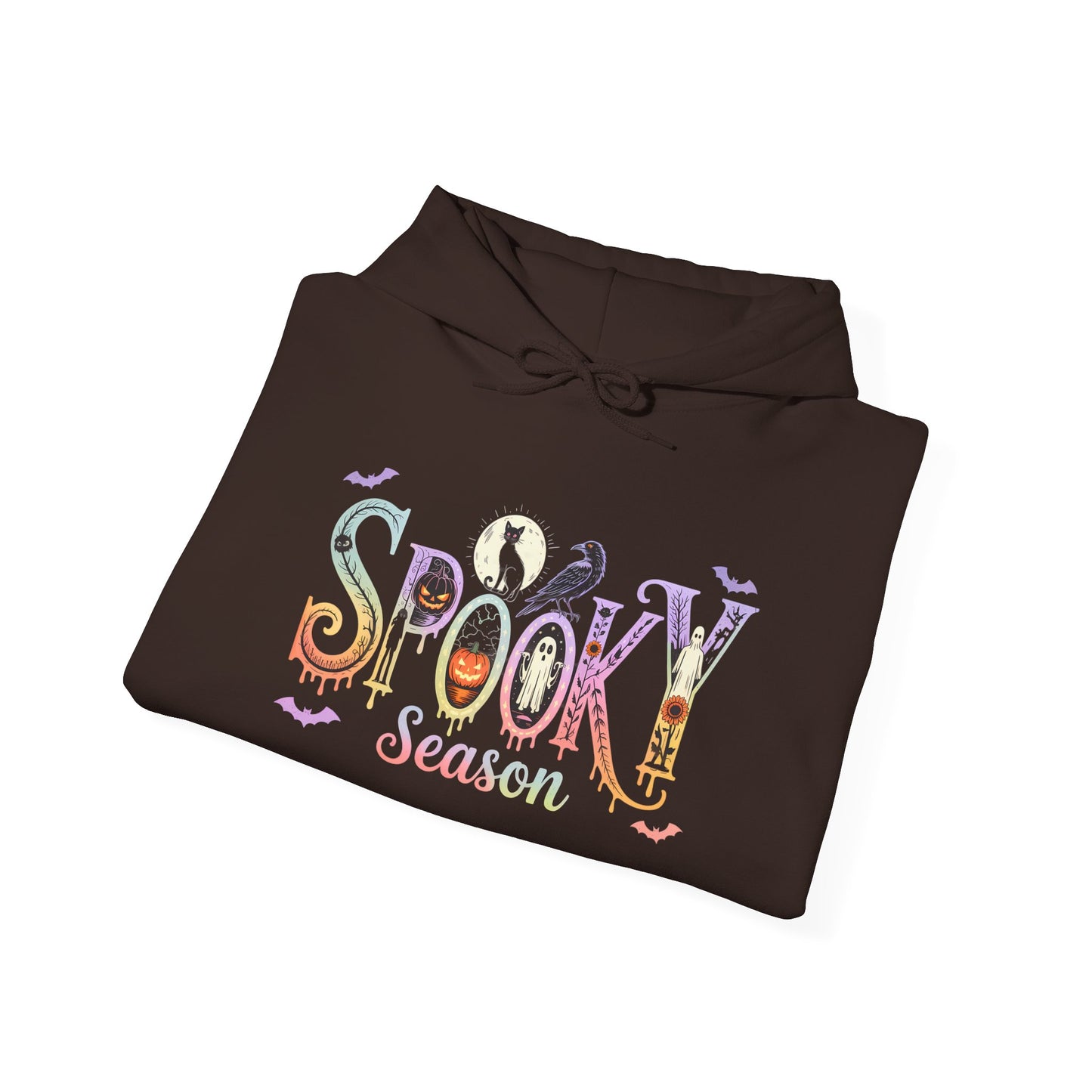 Spooky Season Hooded Sweatshirt, Halloween Hoodie, Fall Fashion, Unisex Sweatshirt Hoodie, Cozy Gift for Autumn, Trendy Casual Wear