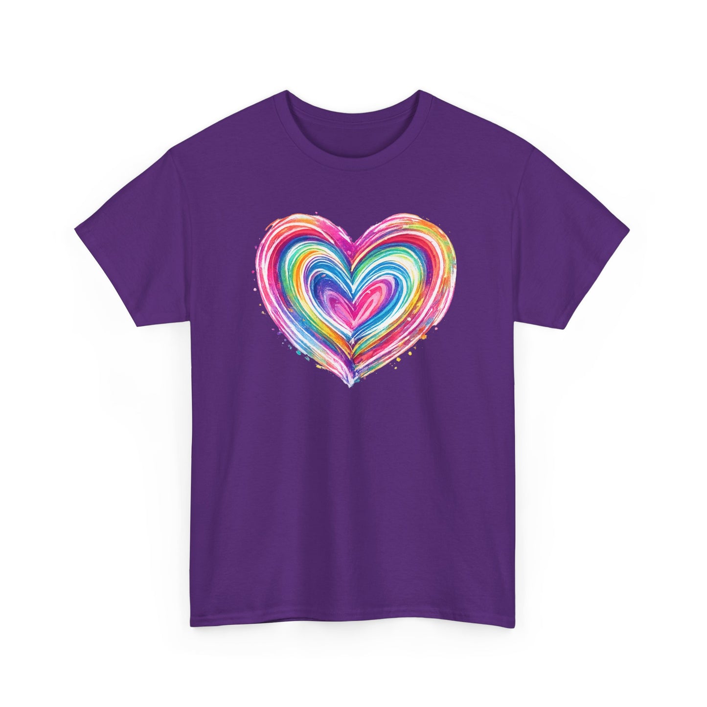 Comfort Colors Cute Heart Shirt, Brushstroke Heart Shirt, Anniversary Gift, Womens Love Shirt, Valentines Day Shirt, Coquette Valentine Tee