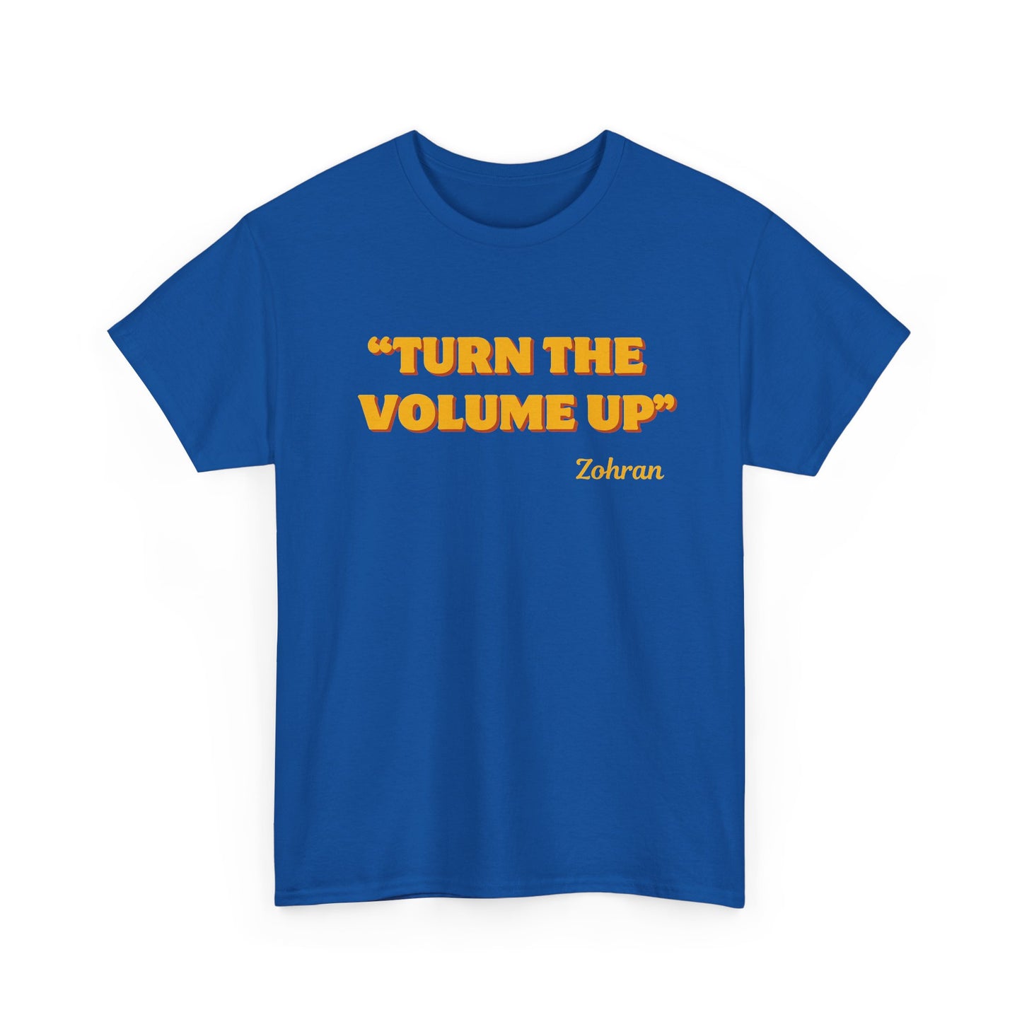 Turn the Volume Up Shirt, Zohran Mamdani Shirt, Mayor Mamdani Shirt, NYC 2026, Protest Tee, Progressive Tee, Liberal Shirt, Democracy Shirt