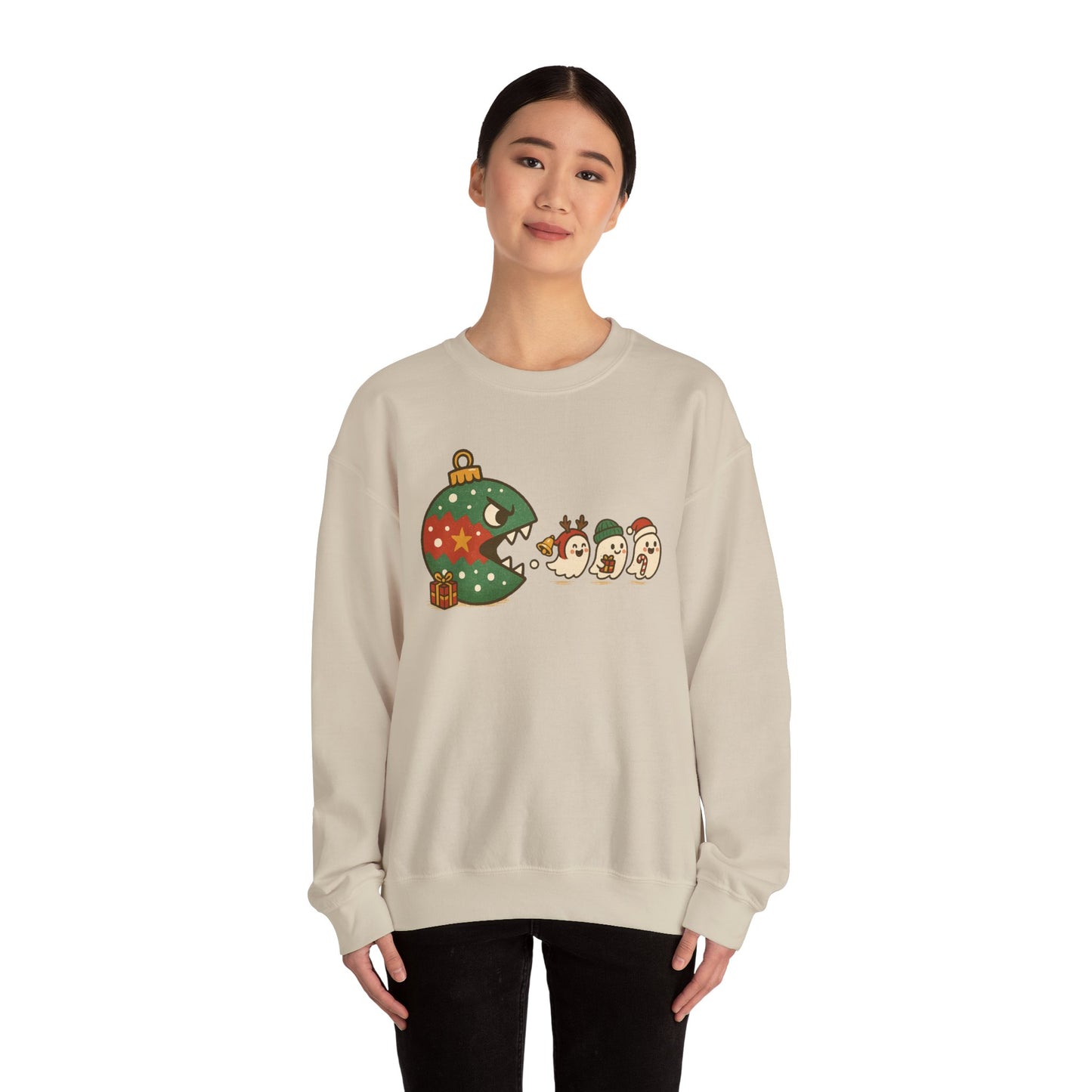 Cute Holiday Crewneck Sweatshirt, Funny Christmas Gift, Cute Sweater, Unisex Christmas Sweatshirt, Cozy Winter Apparel