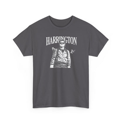 Harrington Graphic Tee Shirt | Vintage Pilot Photo T-Shirt | Retro Biker Aesthetic Top, Unisex Streetwear Gift