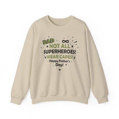 Dad Superhero Sweatshirt, Heavy Blend Crewneck, Perfect Father's Day Gift, Casual Lounge Wear, Cozy Birthday Present