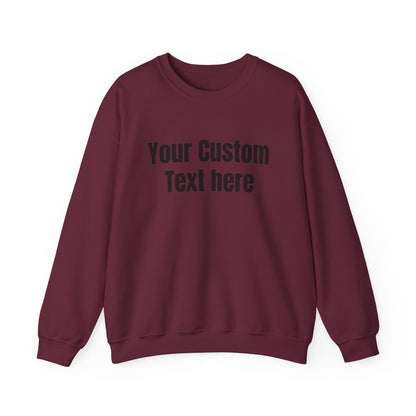 Customizable Crewneck Sweatshirt, Personalized Gift, Holidays, Unique Design, Perfect Gift for Anniversaries, Weddings, and Special Occasion