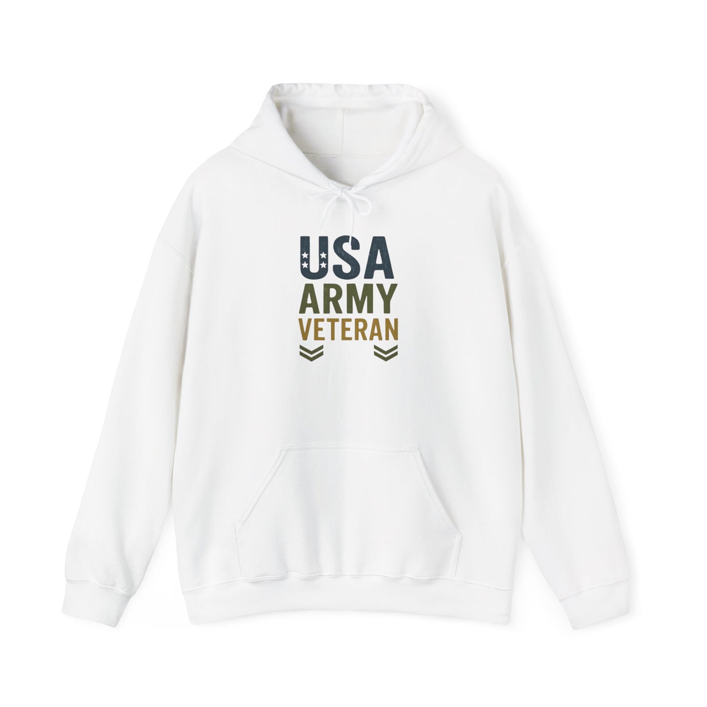 USA Army Veteran Hoodie - Unisex Heavy Blend Sweatshirt Hoodie, Military Apparel, Gift for Veterans, Navy Veteran Hoodie, Army Pride