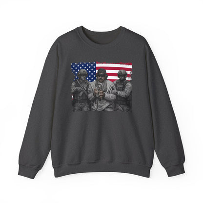 Maduro Captured 2026 Venezuela Libre Sweatshirt, Patriotic Military Graphic Crewneck, American Flag Soldier Tribute, Support Pullover