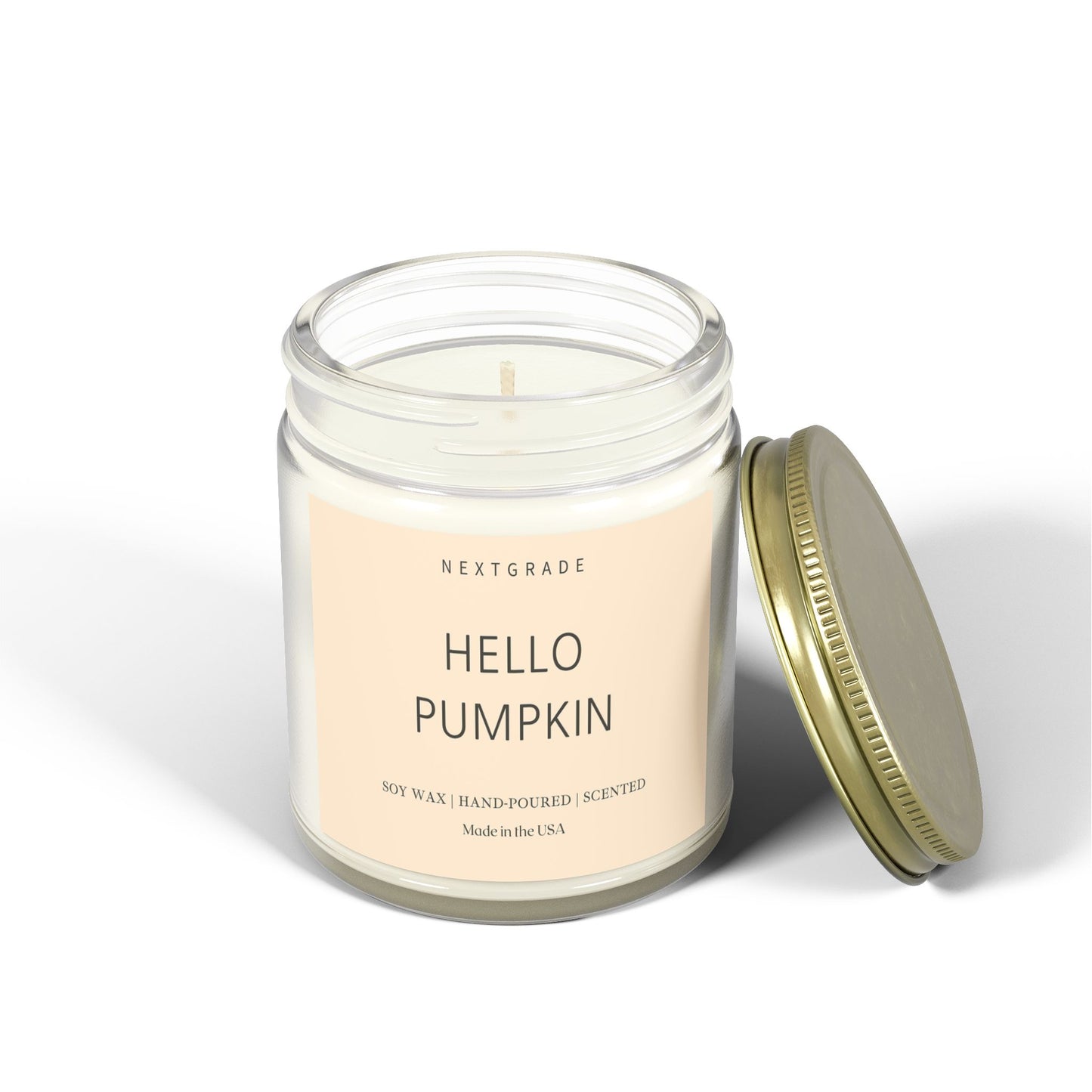 Hello Pumpkin | Cozy Home Decor, Fall Gifts, Relaxing Aromatherapy, Seasonal Candle, Halloween Candle, Scented Candle