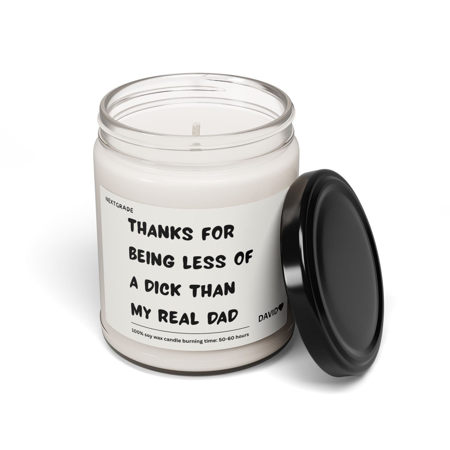 Personalized Funny Dad Scented Candle, Gift For Dad, Perfect Gift for Father's Day, Birthday, Soy Wax, Home Decor, Relaxation
