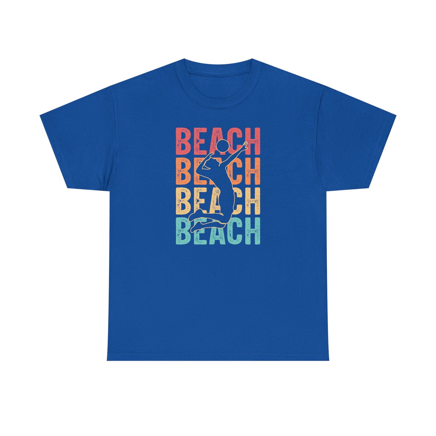 Beach Vibes Unisex Heavy Cotton Tee, Summer T-Shirt, Beachwear, Vacation Apparel, Graphic Tee, Gift for Beach Lovers
