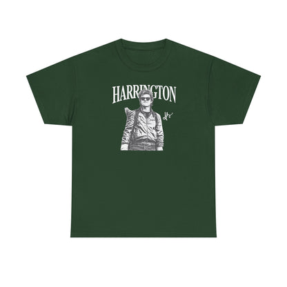 Harrington Graphic Tee Shirt | Vintage Pilot Photo T-Shirt | Retro Biker Aesthetic Top, Unisex Streetwear Gift