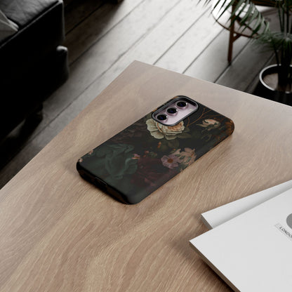 Floral Phone Case For iPhone And Samsung, Tough Cases, Flower Design, Stylish Protection, Gift for Her, Nature Lovers Accessory, Floral Gift