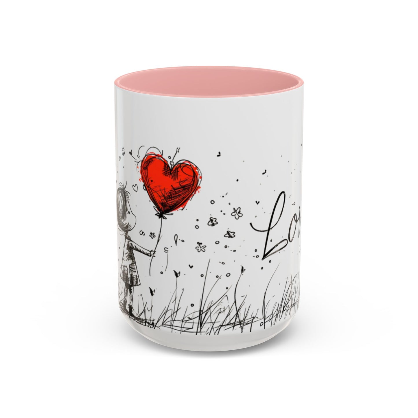 Romantic Coffee Mug, Love Gift for Coffee Lovers, Valentine's Day Mug, Couple Gift, Home Decor, Art Mug, Gift for Wife