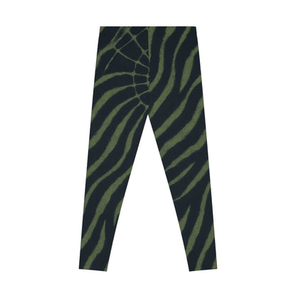 Wild Jungle Print Stretchy Leggings, Yoga, Acrobatics, Yoga, Acroyoga - Batik, Tie-Dye - unisex -turquoise