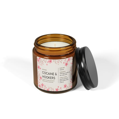 Scented Soy Candle, Smells Like Cocaine & Hookers, Funny Candle Gift, Funny Gift For Birthday, Best Friend Birthday Gift, Soy Candle